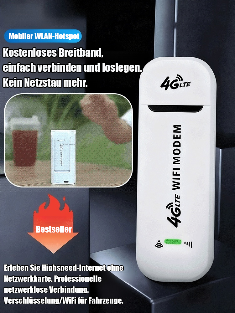 Drahtlose Netzwerkkarte tragbares WLAN.