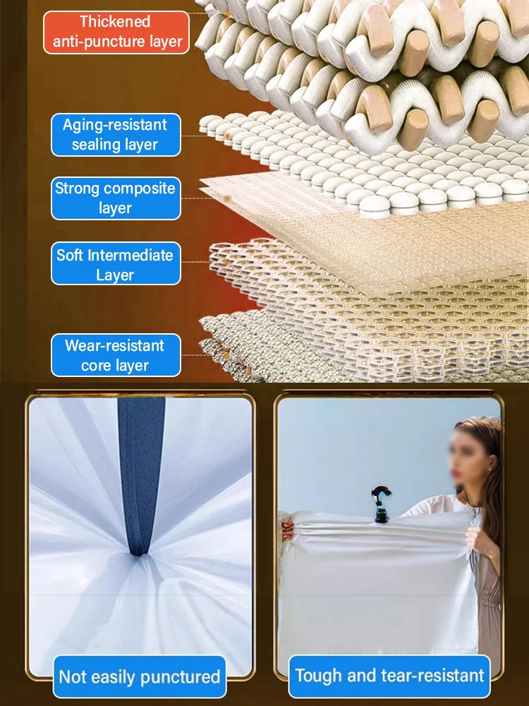Hanging no-extraction down jacket vacuum storage bag