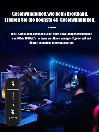 Drahtlose Netzwerkkarte tragbares WLAN.