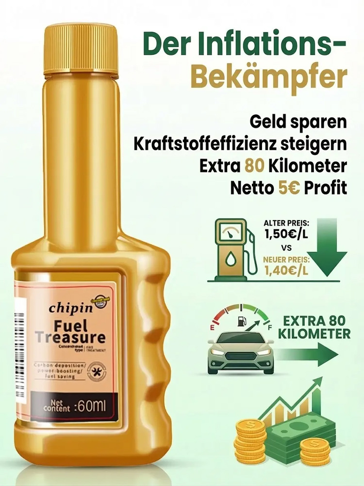 Kraftstoffspar Additiv | Motor Reiniger & Spritsparer