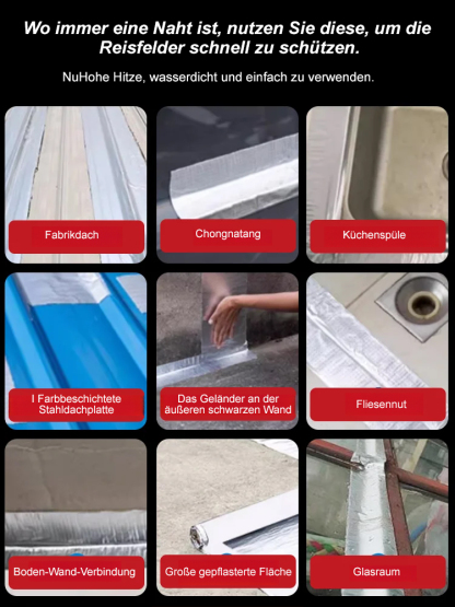 【Riss-Killer】Ein starkes, wasserdichtes Butylband zum sofortigen Abdichten von Lecks