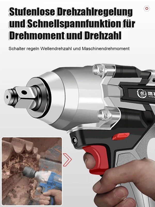 🔧 Entfesseln Sie die Kraft: Der Hochleistungs-Bürstenlose Lithium-Ionen-Schlagschrauber 🔋