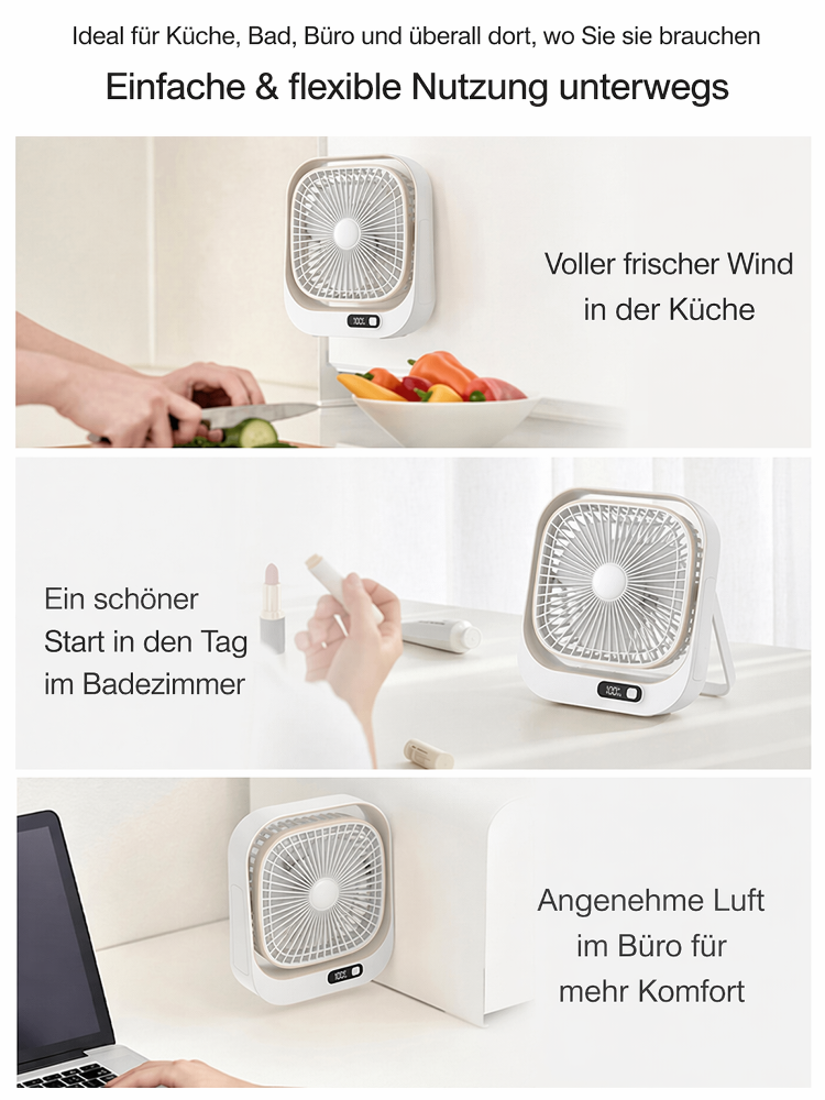 🔥 Endlich Schluss mit Schwitzen! Der neue Magnet-Ventilator – 50% günstiger! 🔥