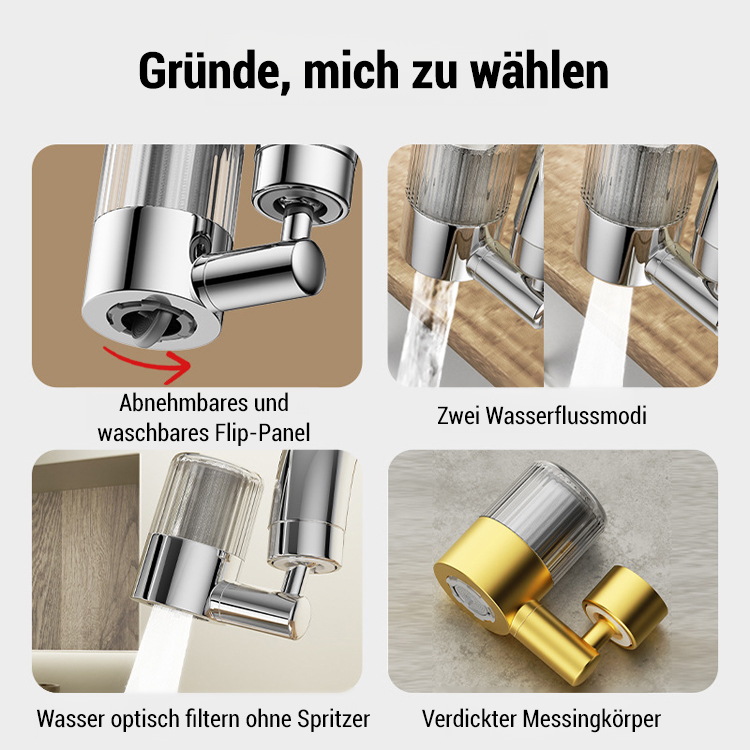 🌟 Hochwertiger Wasserhahnfilter – Sauberes Wasser, gesünderes Leben 🌟