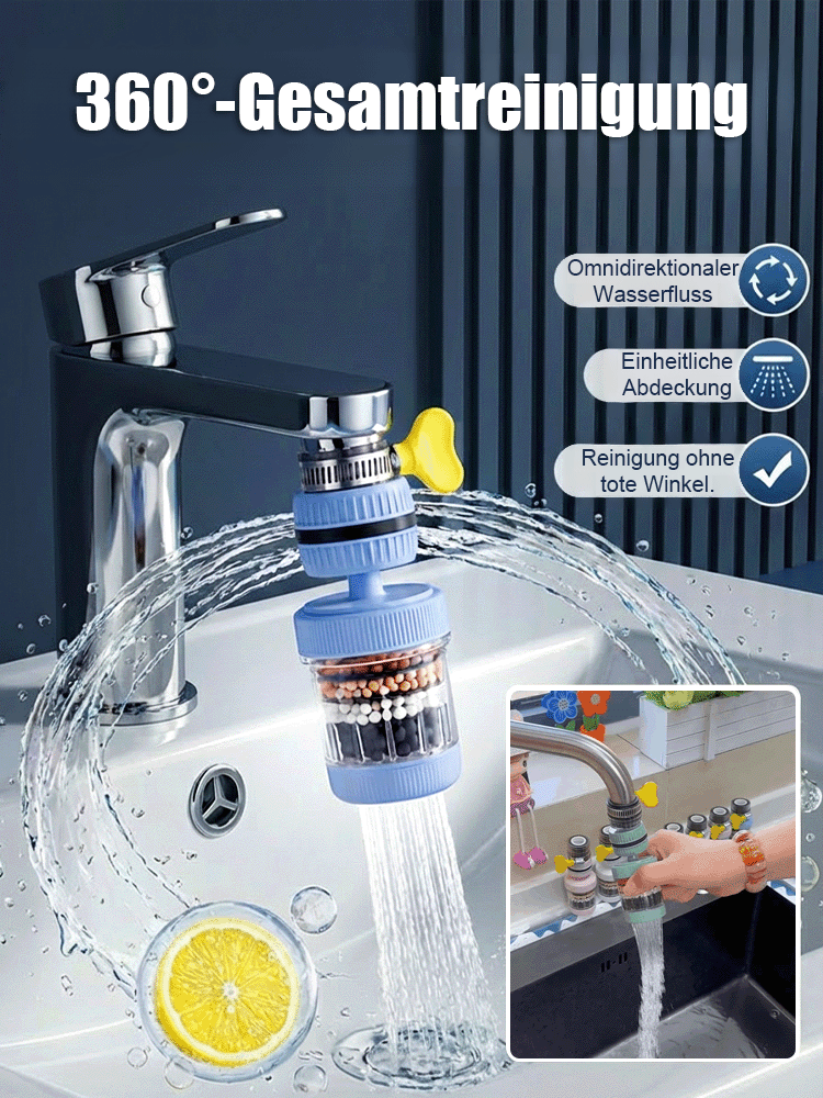 Sechs-stufiger Wasserhahnfilter für den Hausgebrauch