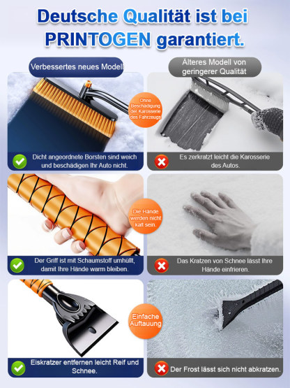 【Winter Must-Have】Teleskopierbare, drehbare und zerlegbare Schneeschaufel