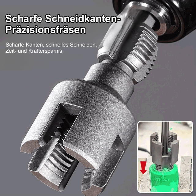 Innen- und außenintegrierter Präzisions-Gewindebohrer.