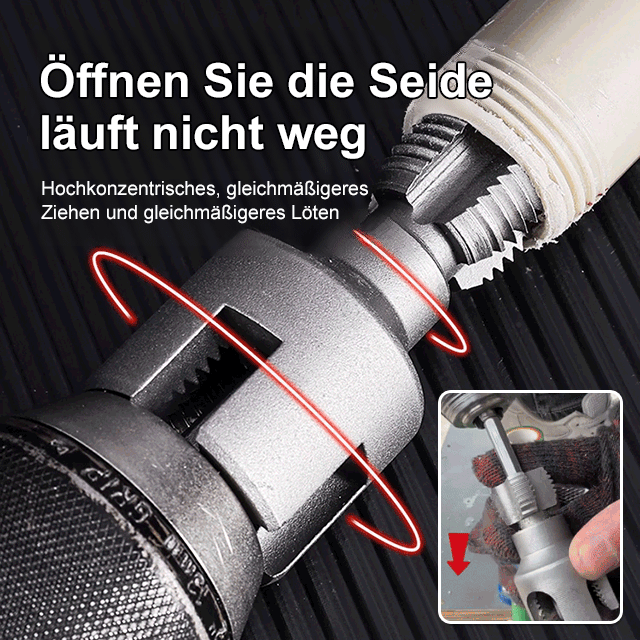 Innen- und außenintegrierter Präzisions-Gewindebohrer.