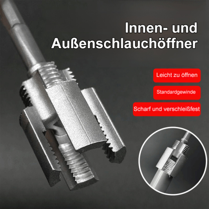Innen- und außenintegrierter Präzisions-Gewindebohrer.