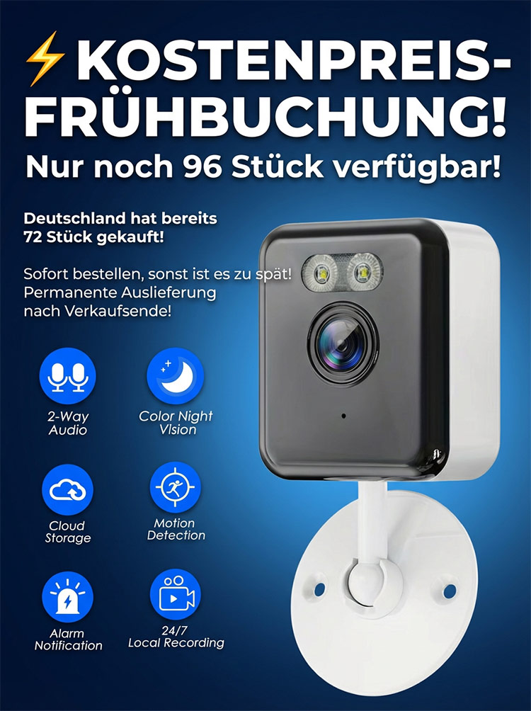 Wireless WLAN Überwachungskamera