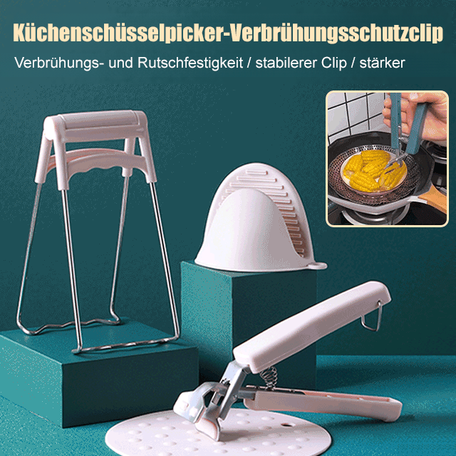 【Verhindert verbrannte Hände】Küchenschüsselgreifer-Set