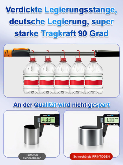 【Winter Must-Have】Teleskopierbare, drehbare und zerlegbare Schneeschaufel