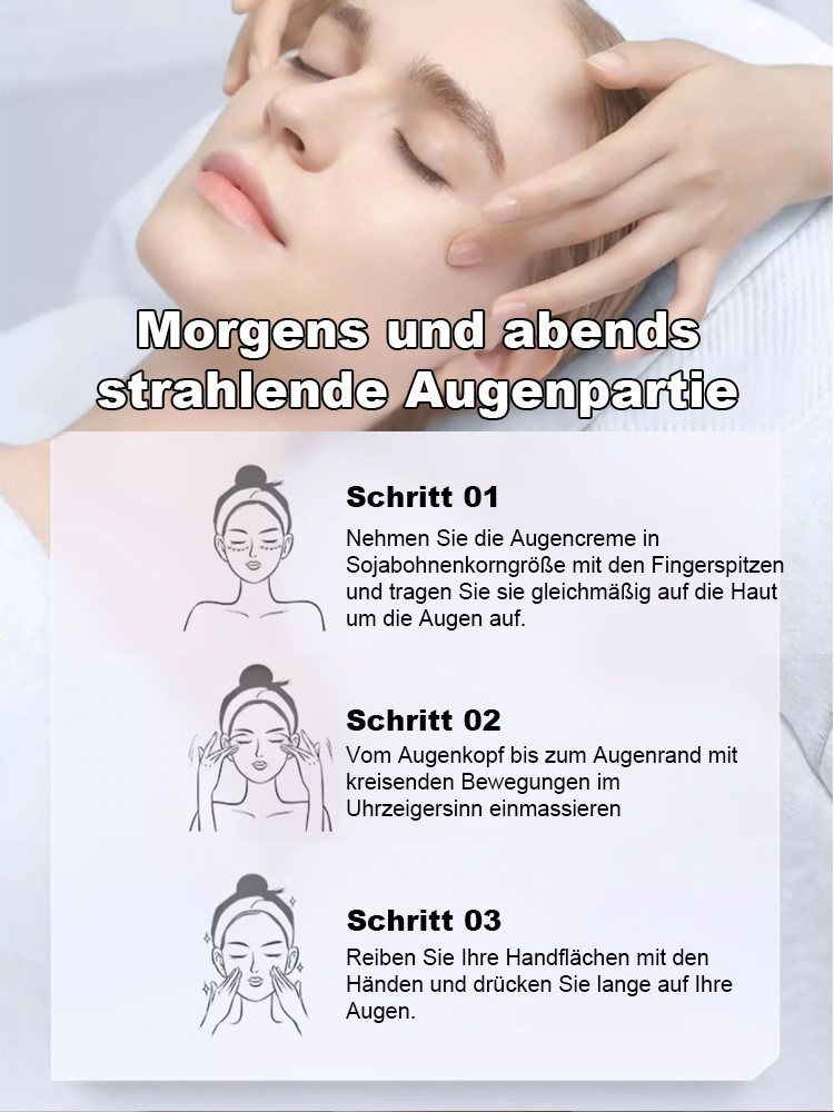Nicotinamid streng Entsalzung feine Linien Augencreme