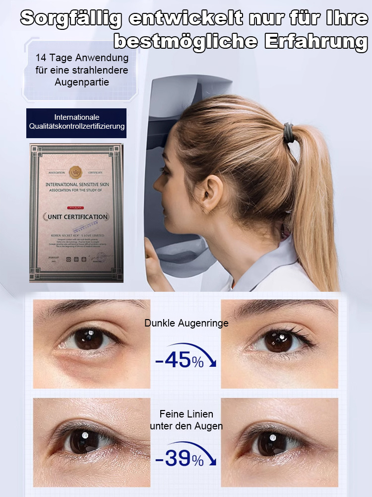 Nicotinamid streng Entsalzung feine Linien Augencreme