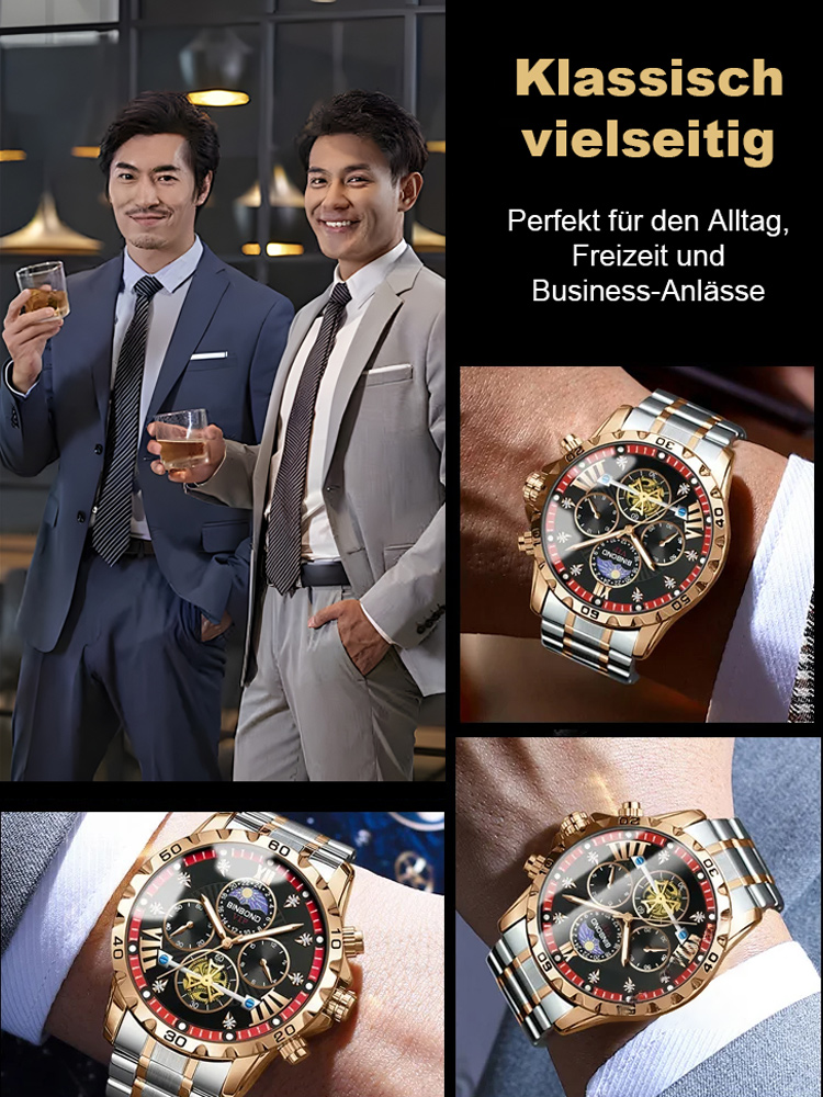 【Von Matthias Reim empfohlen👍】Hochwertige Tourbillon Uhr