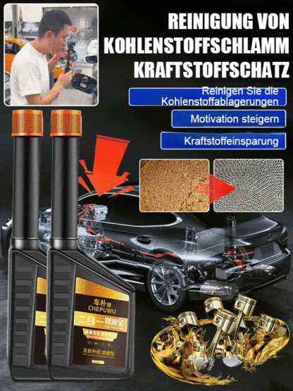 【Carbon-Reinigung】 2-in-1-Kraftstoffadditiv