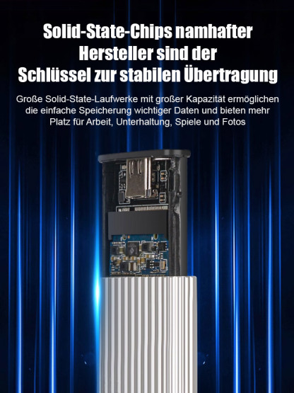 16TB Externe SSD – Mini & Leicht | Typ‑C Superschnell – Für PC, Handy & PS5 🚀