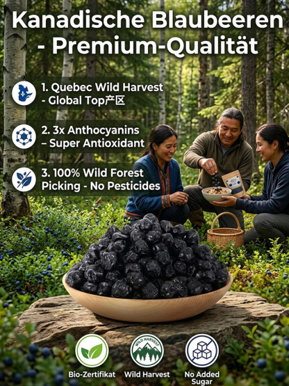 Getrocknete Blaubeeren | Natürlich aus dem Changbai-Gebirge – Reich an Antioxidantien für Herz & Wohlbefinden