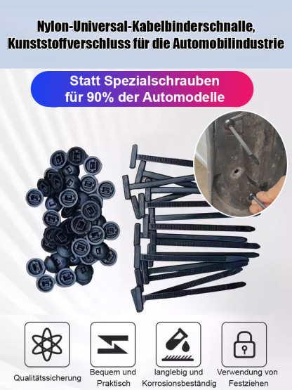 Universal Kabelbinder für Auto & Motorrad – Stark. Sicher. Schnell. 🔧⚡🏍️