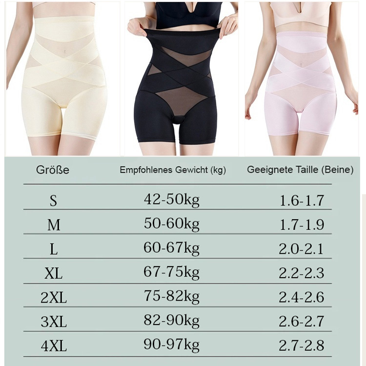 Hoch taillierte, hüftstraffende Shapewear-Hose für Frauen
