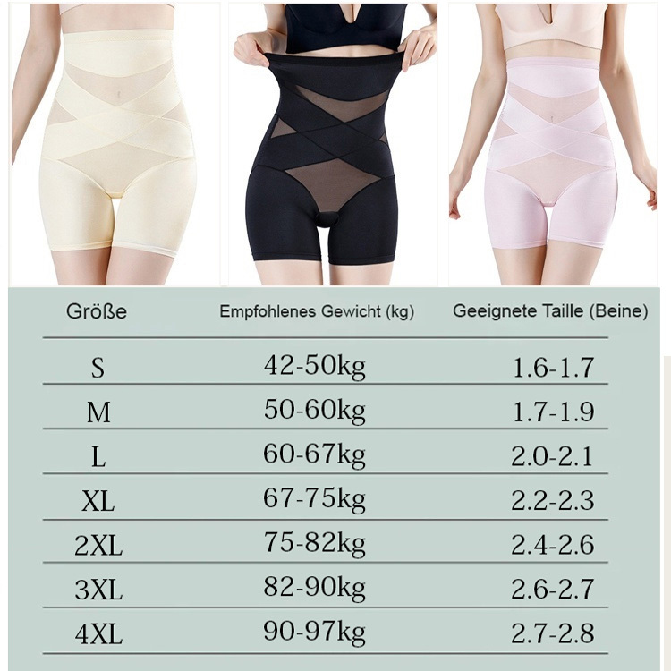 Hoch taillierte, hüftstraffende Shapewear-Hose für Frauen
