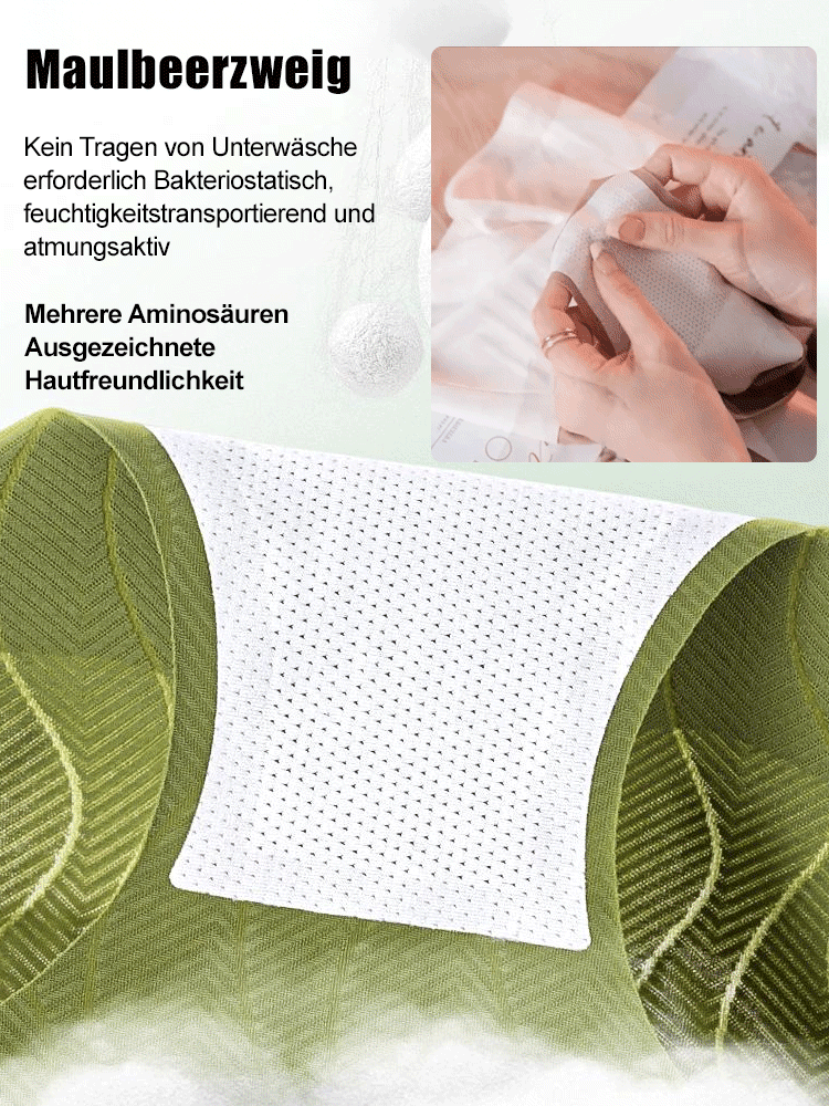 Hip Lifting High Waist Mulberry Silk Panties