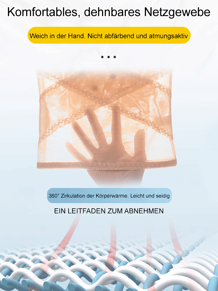 Mesh-Mieder für Formgebung und Fettverbrennung
