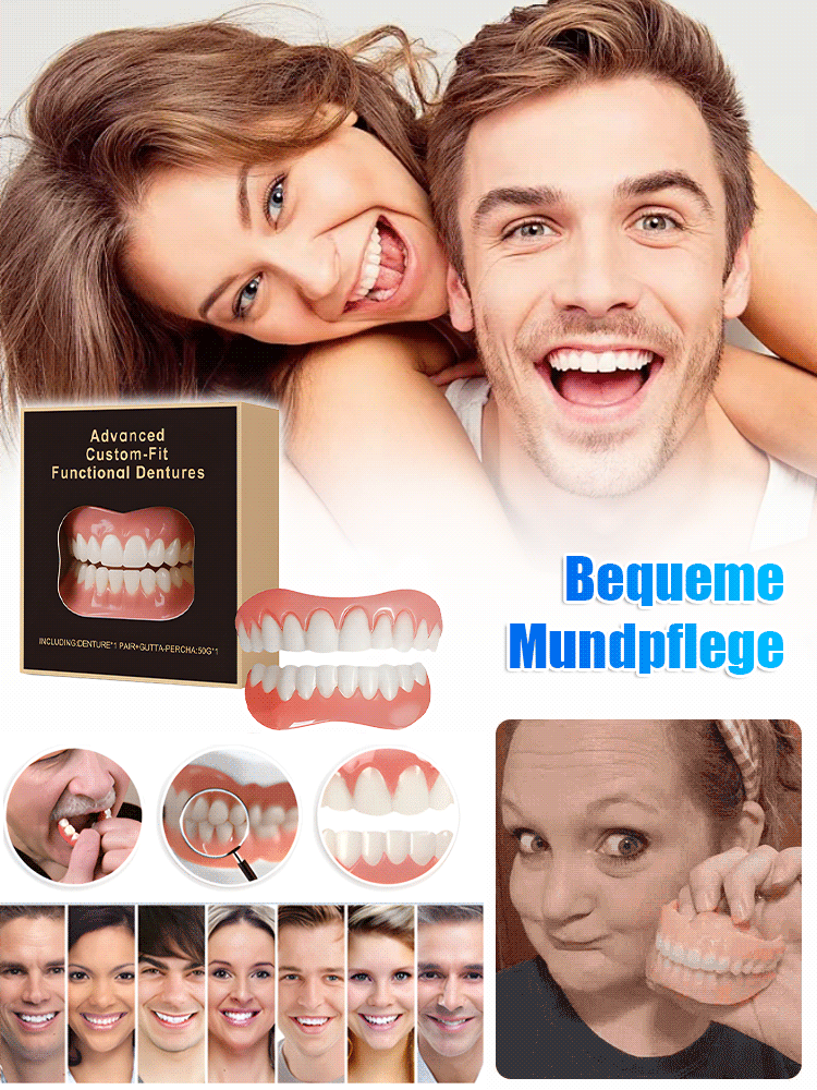 Zahnprothesen Kosmetik Set