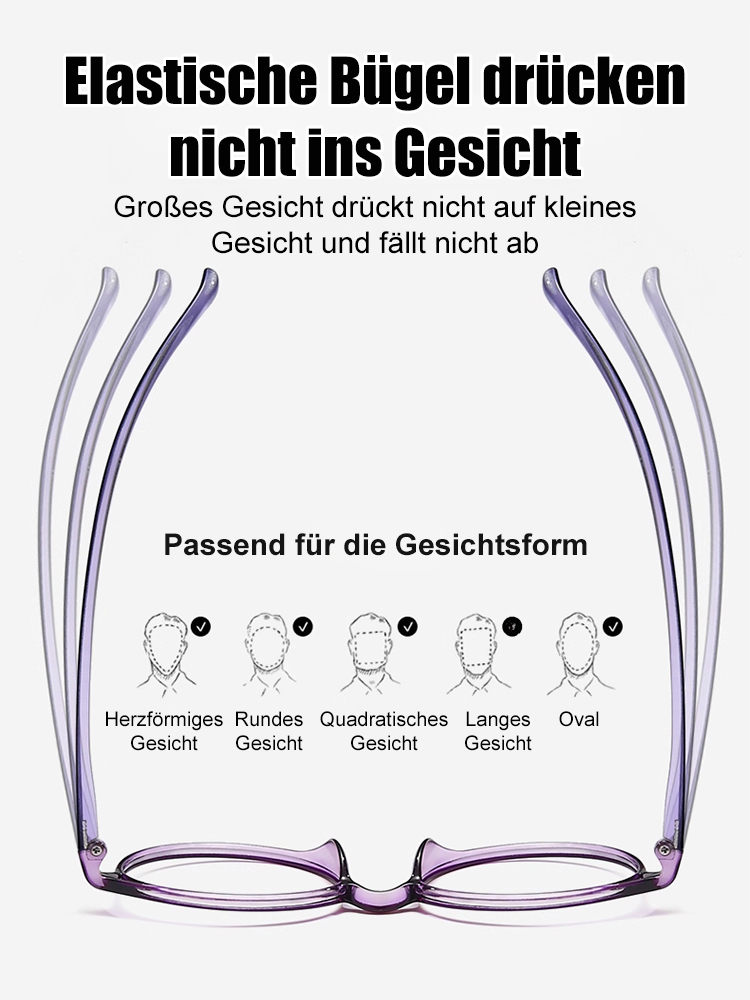 Health Association empfohlen, 200 °-700 ° Auto-Zoom Presbyopie Brille 