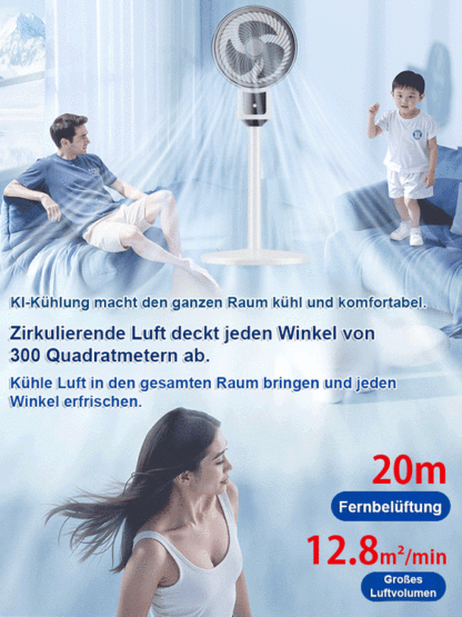 Umluftventilator für den Sommer 