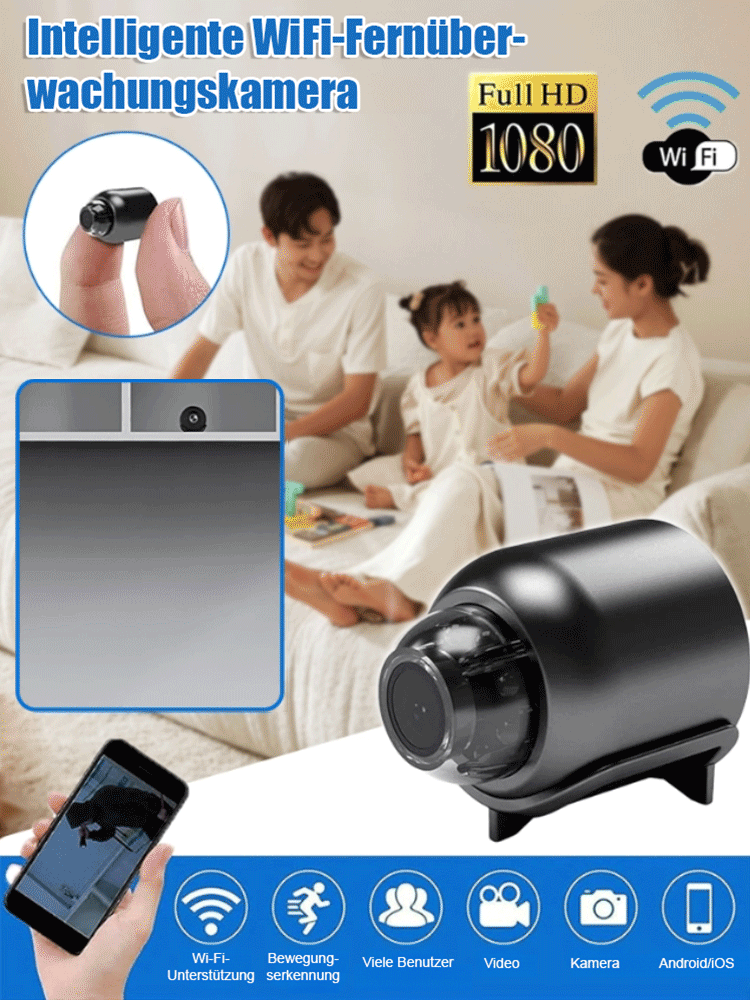 So groß wie eine Sojabohne, unauffällig, kann überall aufgestellt werden