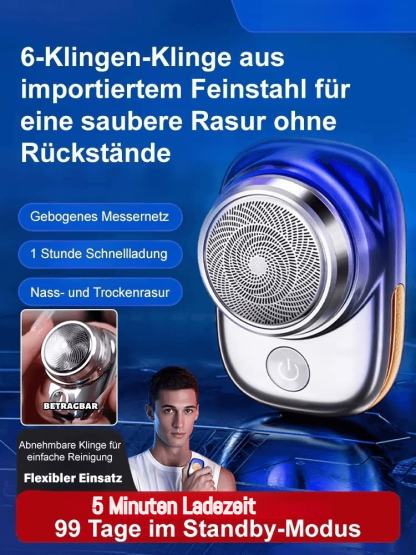 Sauberes Rasierergebnis, schmerzfrei, keine Schnitte, kein Lärm！15 Tage kostenlose Testphase！