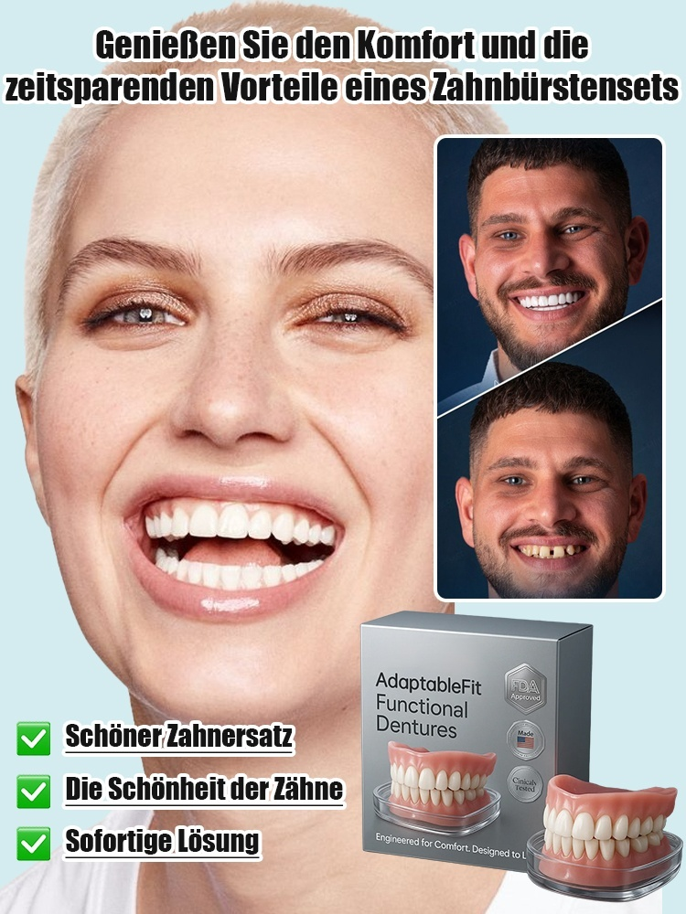 Eine Sekunde zu tragen, helfen Sie haben gesunde und schöne Zähne.