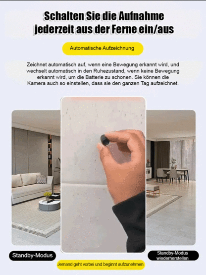 So groß wie eine Sojabohne, unauffällig, kann überall aufgestellt werden