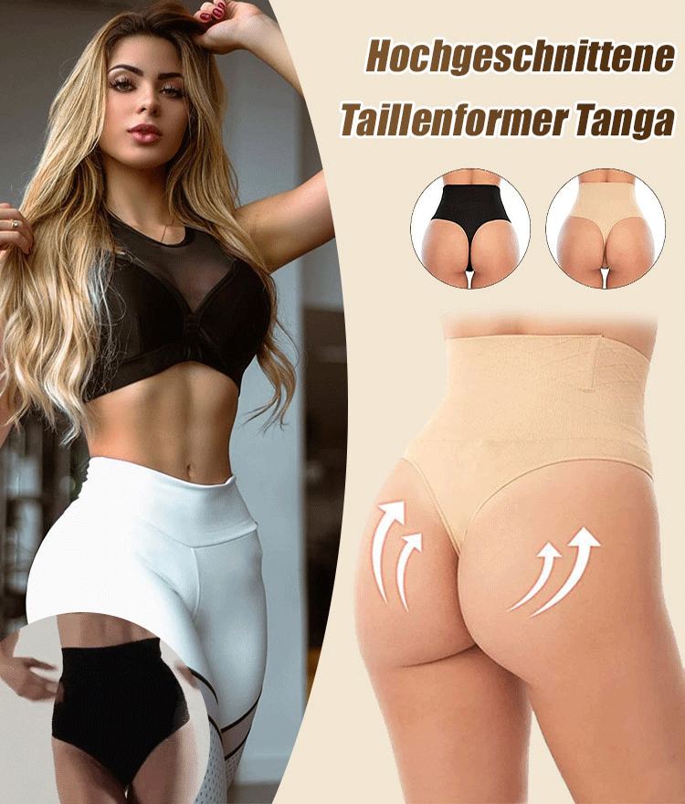 Hochtaillierte figurformende Tanga