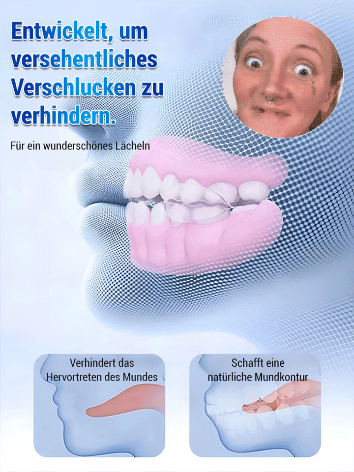 Passt in einer Sekunde, so bequem wie echte Zähne, hält 68 Stück 