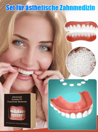 Zahnprothesen Kosmetik Set