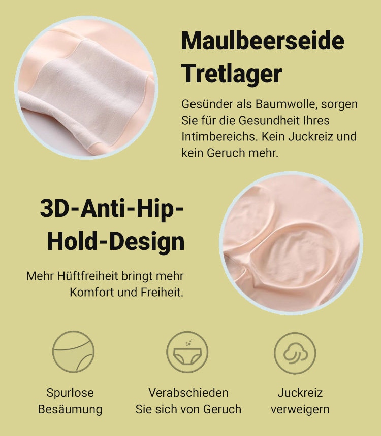 Hochtaillierte nahtlose Sicherheitsunterwäsche