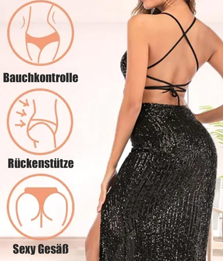 Hochtaillierte figurformende Tanga