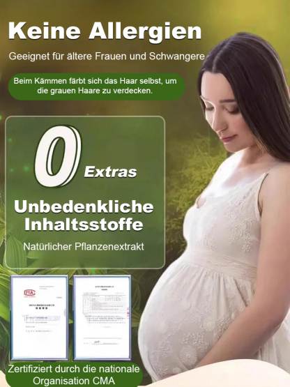 Graues Haar wird schwarz, verhindert Haarausfall, 15 Tage kostenlose Probe