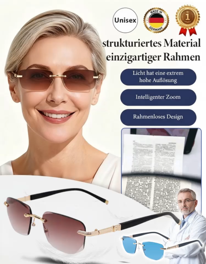 Intelligente Zoom-Lesebrille