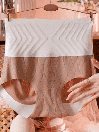 Hip Lifting High Waist Mulberry Silk Panties