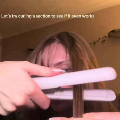 【Linke Farbe, rechte Farbe】Mini-Keramik-Glätteisen