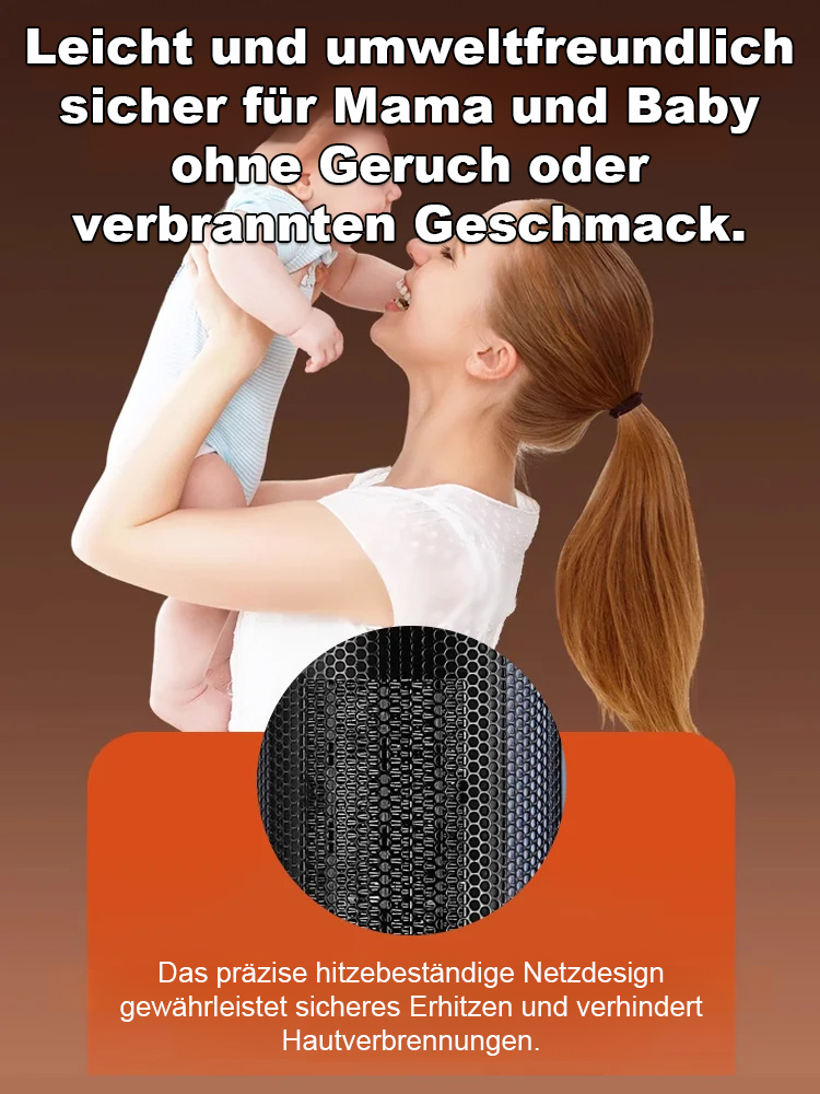 Sofort einsatzbereiter Tisch-Heizlüfter