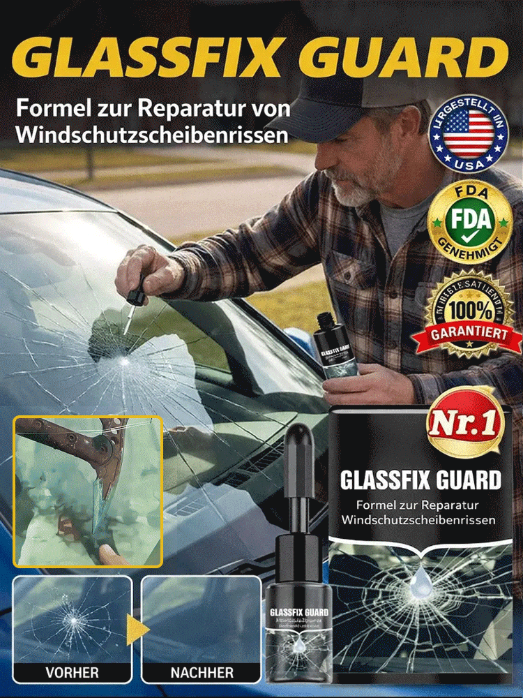 Universelle Reparatur von Autoglasrissen【HU (TÜV) bestehen】