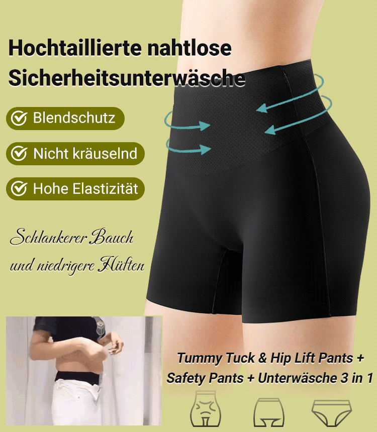 Hochtaillierte nahtlose Sicherheitsunterwäsche