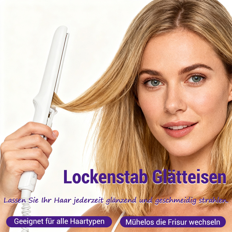 【Linke Farbe, rechte Farbe】Mini-Keramik-Glätteisen