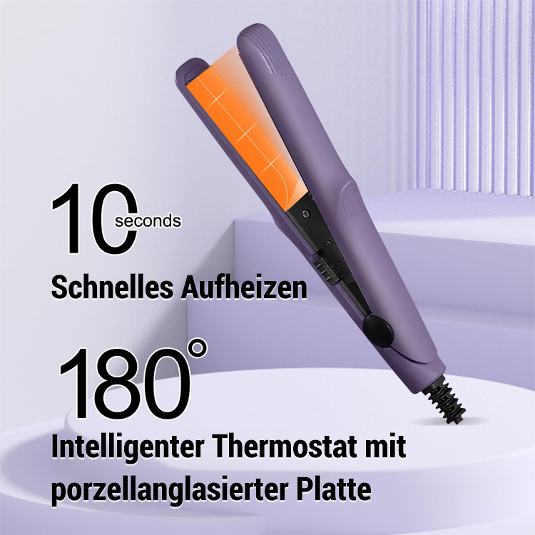 【Linke Farbe, rechte Farbe】Mini-Keramik-Glätteisen