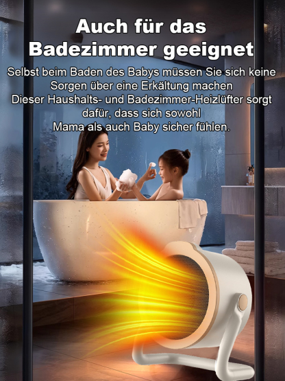 Sofort einsatzbereiter Tisch-Heizlüfter