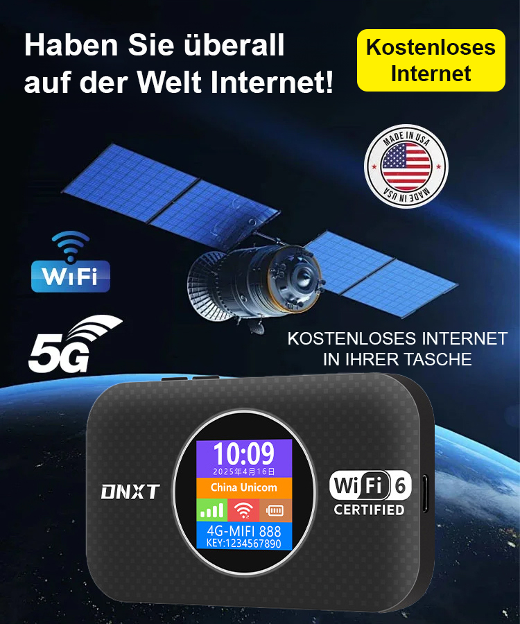 【Kostenloses Internet】Tragbares WiFi 5G